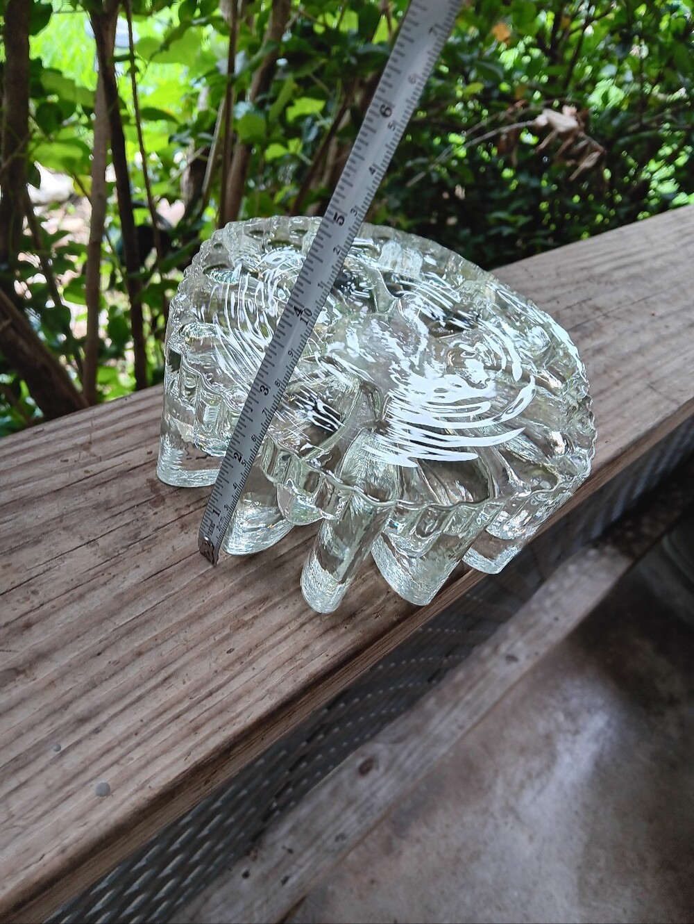 Vintage Bel Mondo Ice Clear Glass Riser - Picture 3 of 5